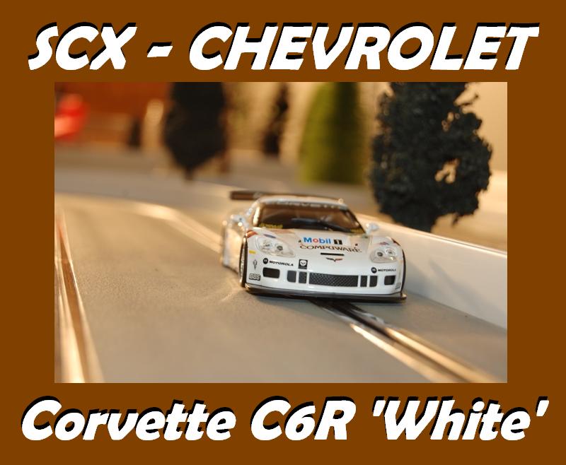 NEW SCX Digital Corvette C6R White #72 Valeo in factory case REDUCED 