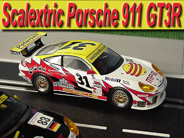Scalextric NEW W9254 Porsche 911 GT3R Rear Silver Axle & Black Pinion 