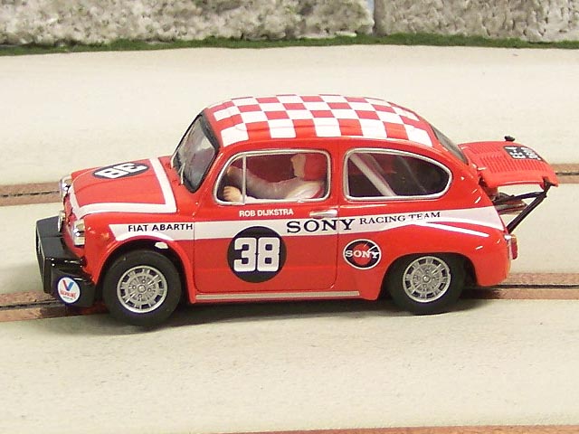 SCX Fiat Abarth 1000 Home Racing World Slot Car Garage