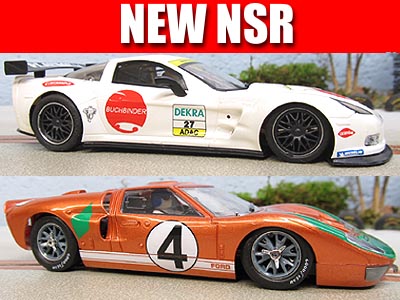 NSR Corvette & GT40 - Home Racing World & Slot Car Garage